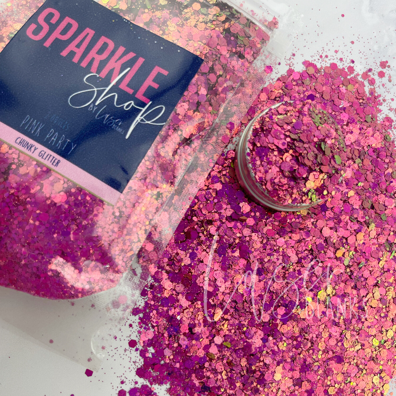 Pink Party Colour Shift Chunky Glitter | 2oz | SPARKLE SHOP