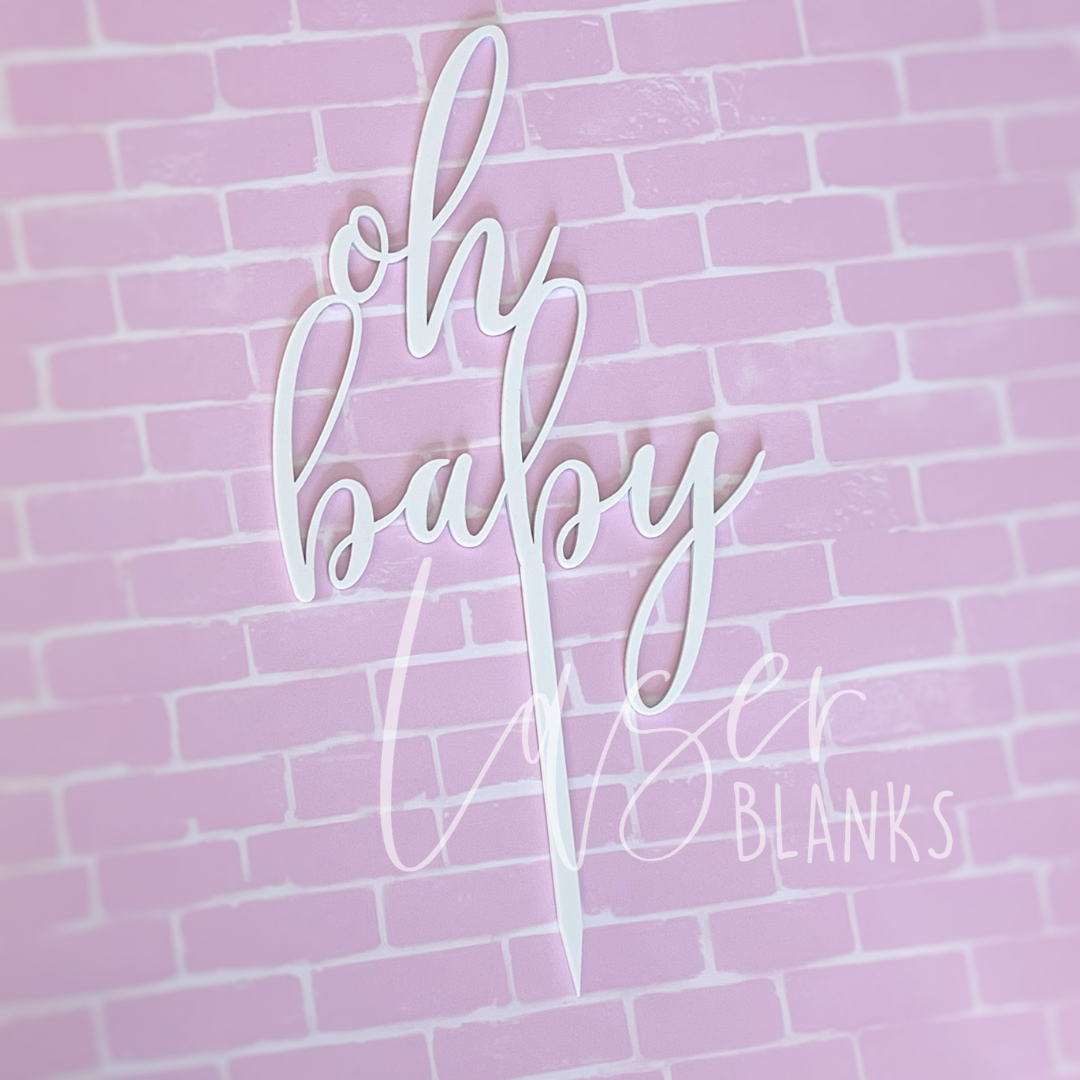 Oh Baby Cake Topper