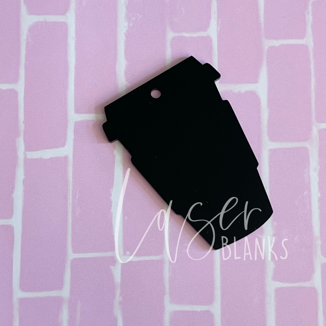 Coffee Mug Keyring | Acrylic Blank Keyring