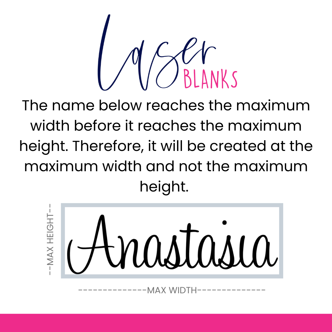 Name Wall Plaque | Single Layer