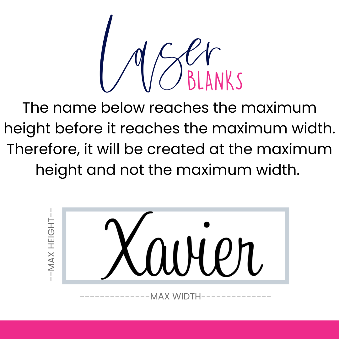 Name Wall Plaque | Single Layer