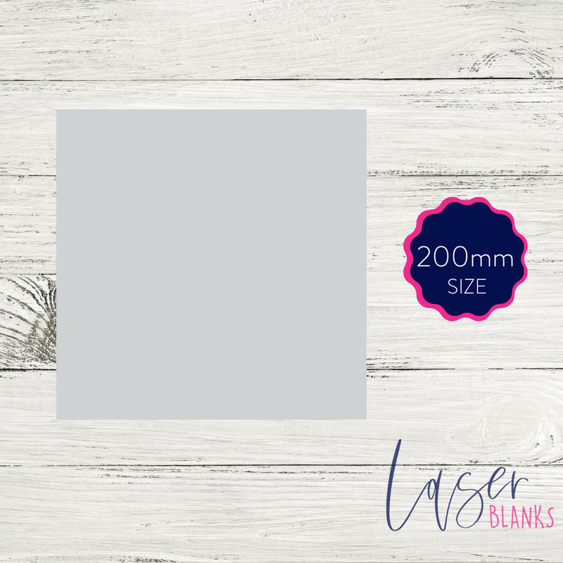 200mm Square Acrylic Blank | 3mm