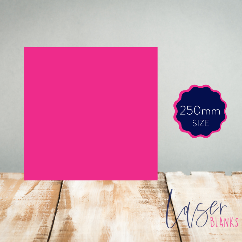 250mm Square Acrylic Blank | 3mm
