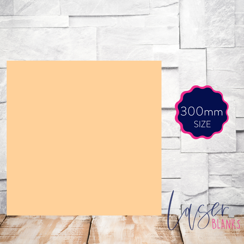 300mm Square Acrylic Blank | 3mm Pastel