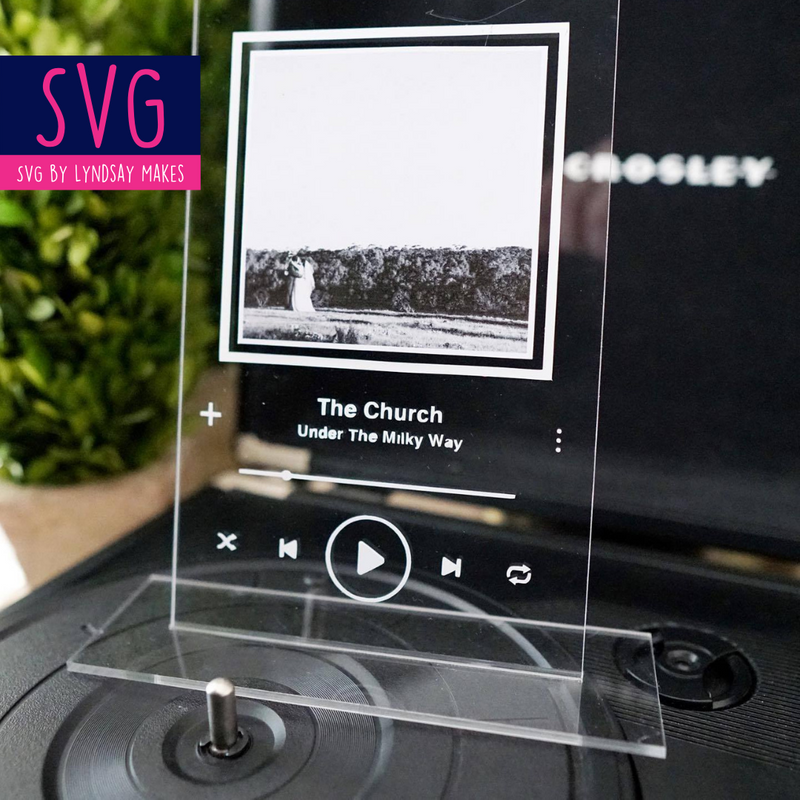 Our Song Photo Frame SVG - Lyndsay Makes