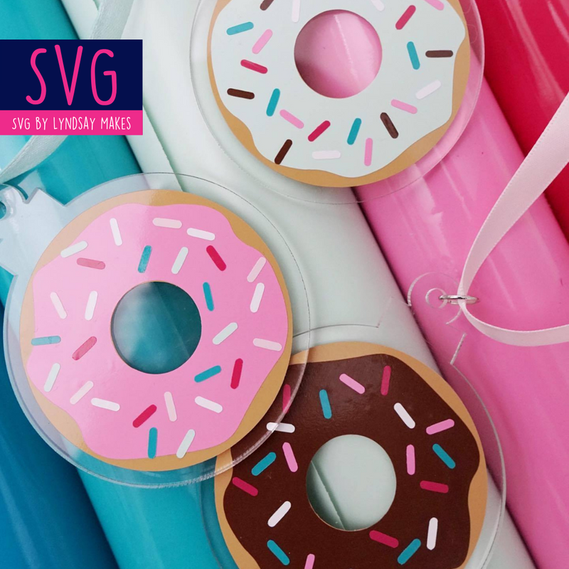 Donut Bauble/Gift Tag SVG - Lyndsay Makes