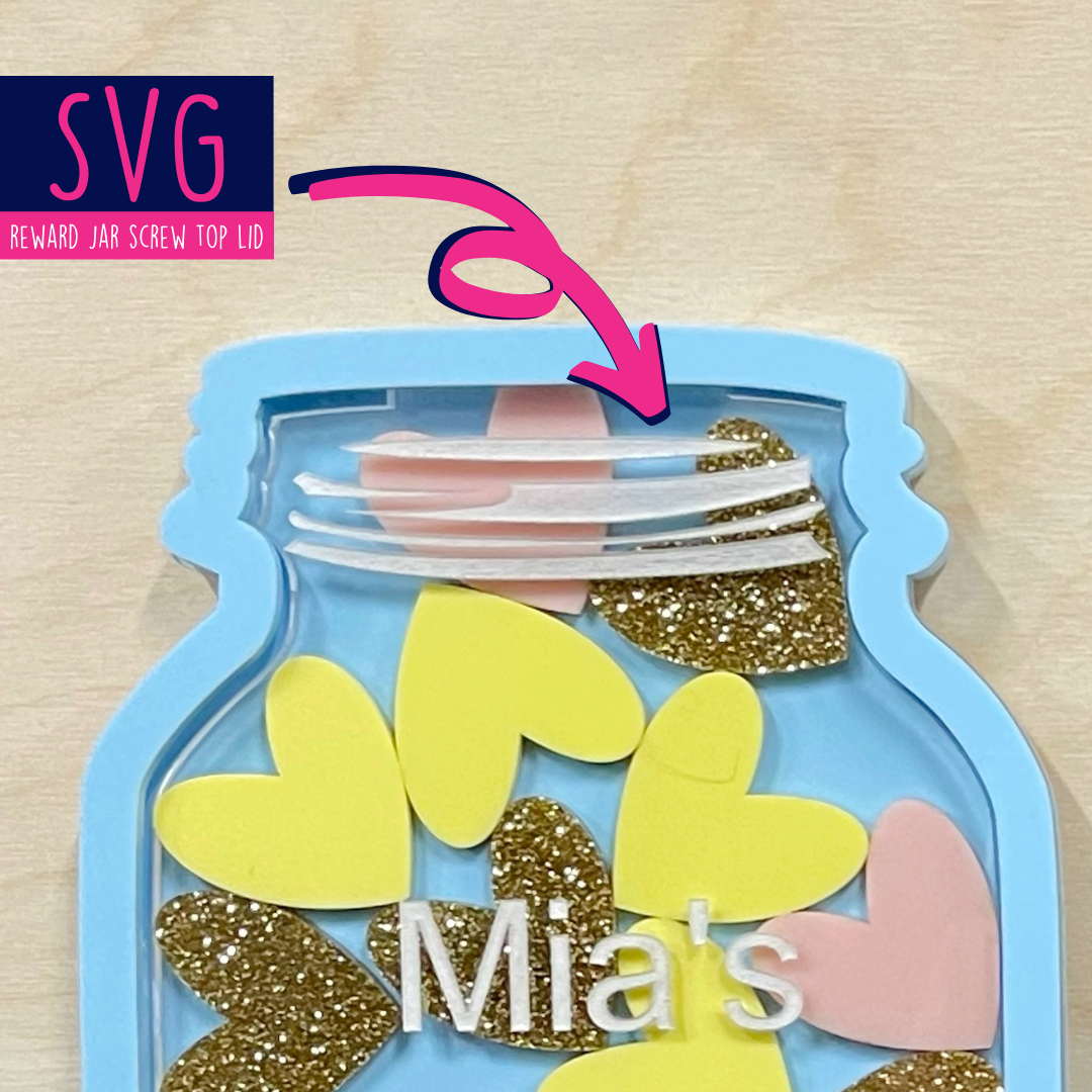 Reward Jar Screw Top SVG | Download