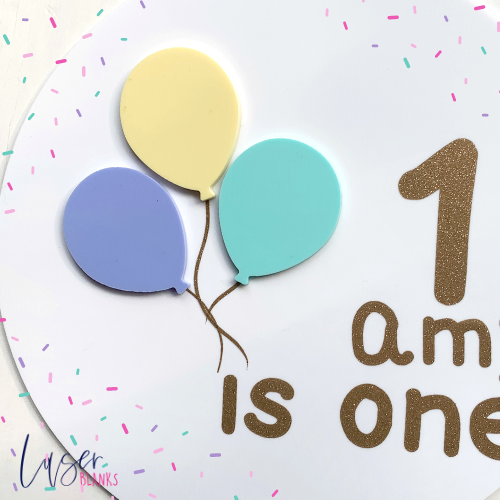 Balloons 5cm | Balloons Acrylic Blank | Set of 3