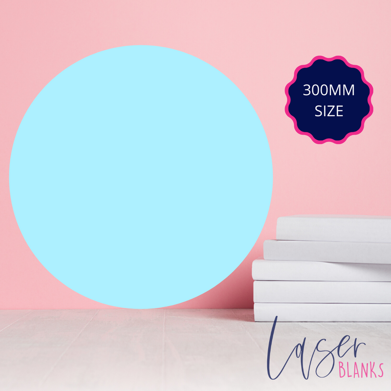 300mm Round Acrylic Blank | 3mm Sorbet