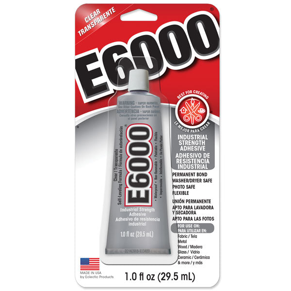 E6000 Adhesive | Glue | 1oz (40.2g) | Clear