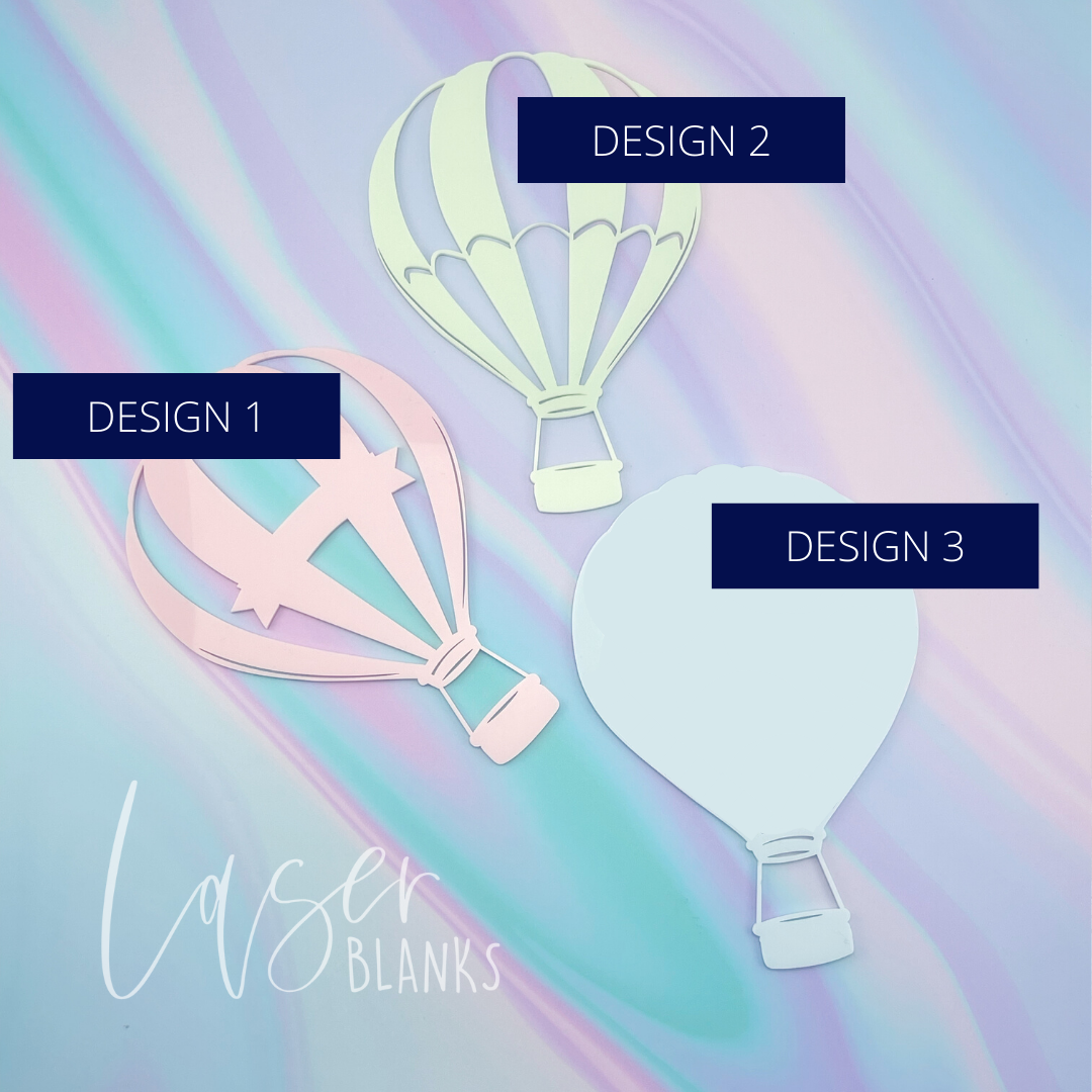 Hot Air Balloon | Acrylic Blank | 3 Designs