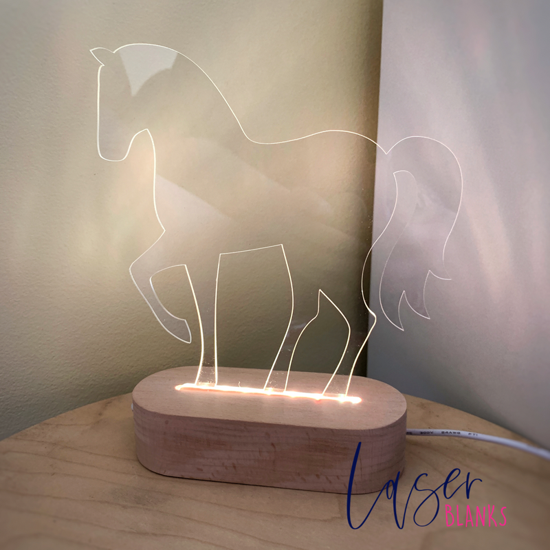 Horse | LED Light Insert | Panel