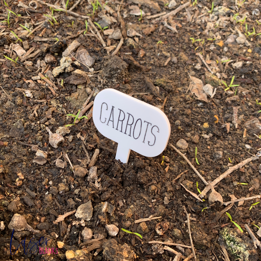 Oblong Garden Spike | Garden Stake Acrylic Blank