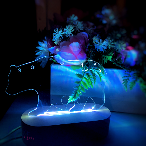 Mama/Papa Bear LED Light Insert | Panel