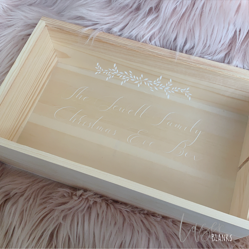 Standard Blank Keepsake Box | BOX ONLY